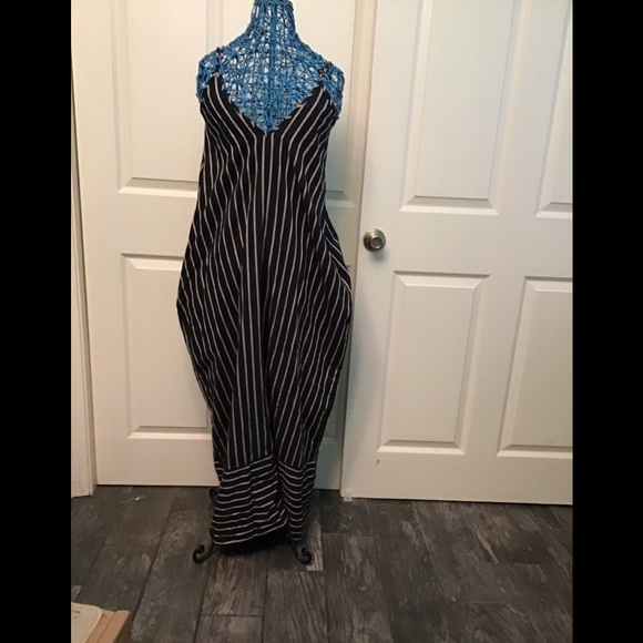 STRIPE MAXI DRESS - Picture 2 of 4